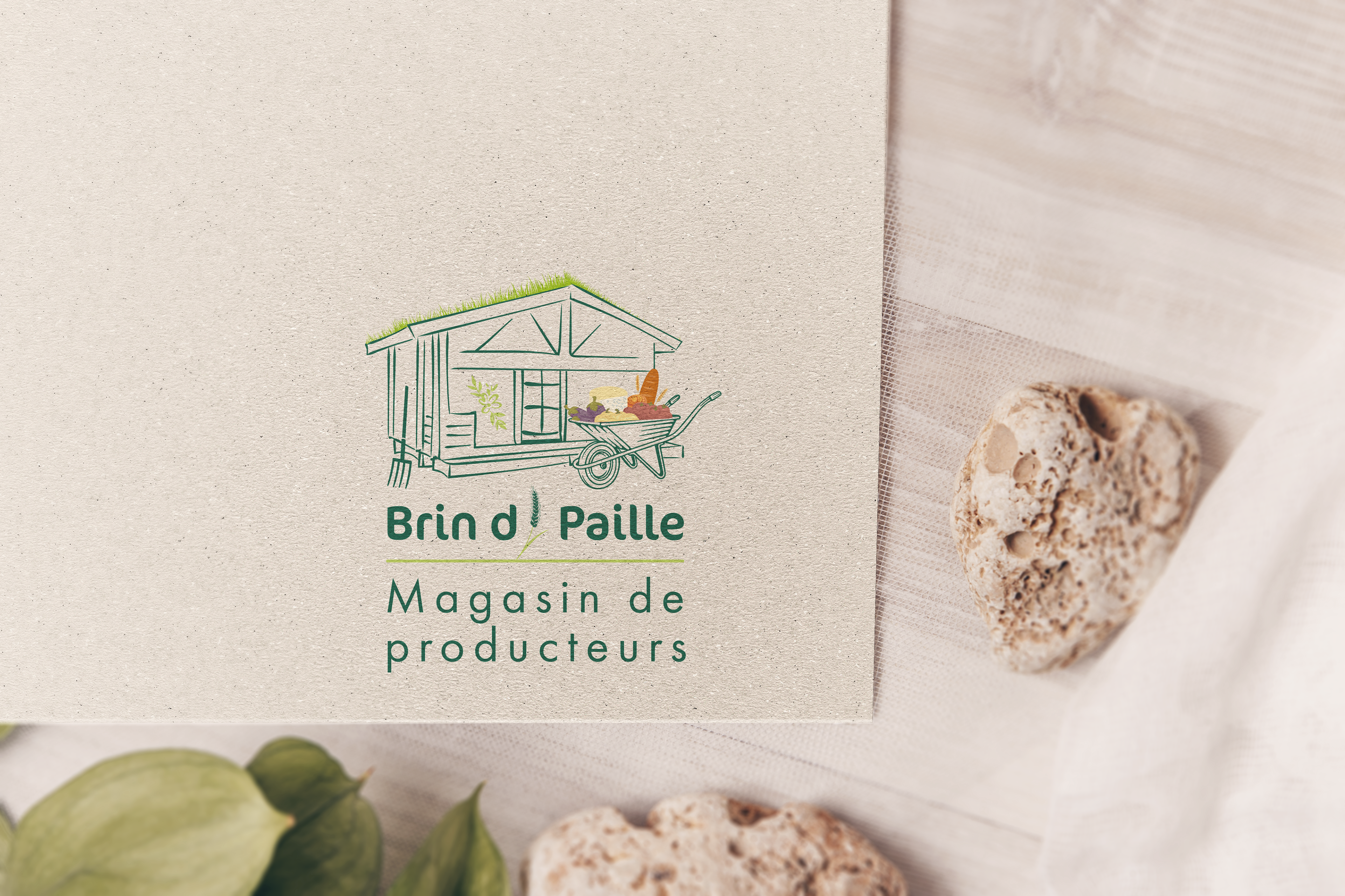Logo du Brin d'Paille - Magasin de producteurs à Monestier-de-Clermont