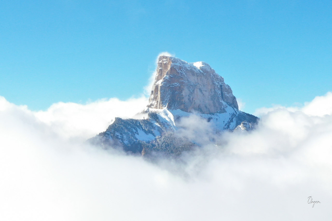 Mont Aiguille depuis l'Allimas