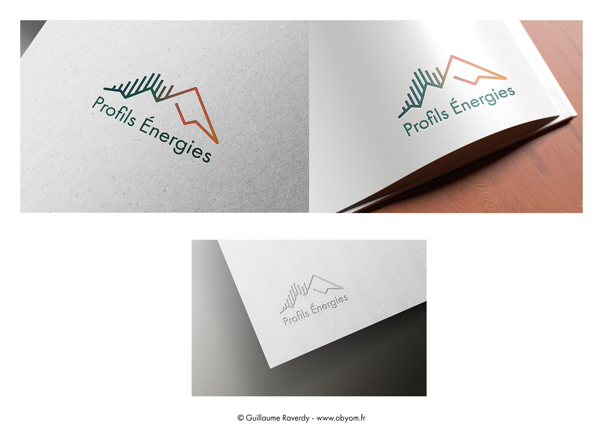 Conception et réalisation du logo de Profils Énergies