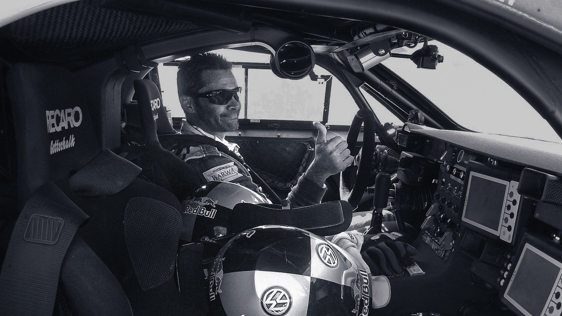Nasser Al-Attiyah, de Qatar, durante el Rally Dakar, en Chile.