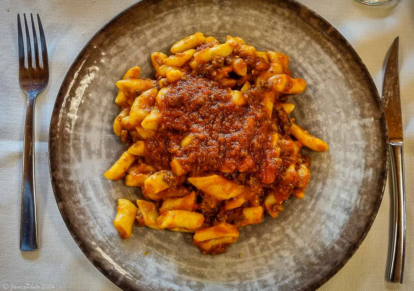 Ristorante Da Margherita Sant'Angelo - Gnocchi ragù di carne