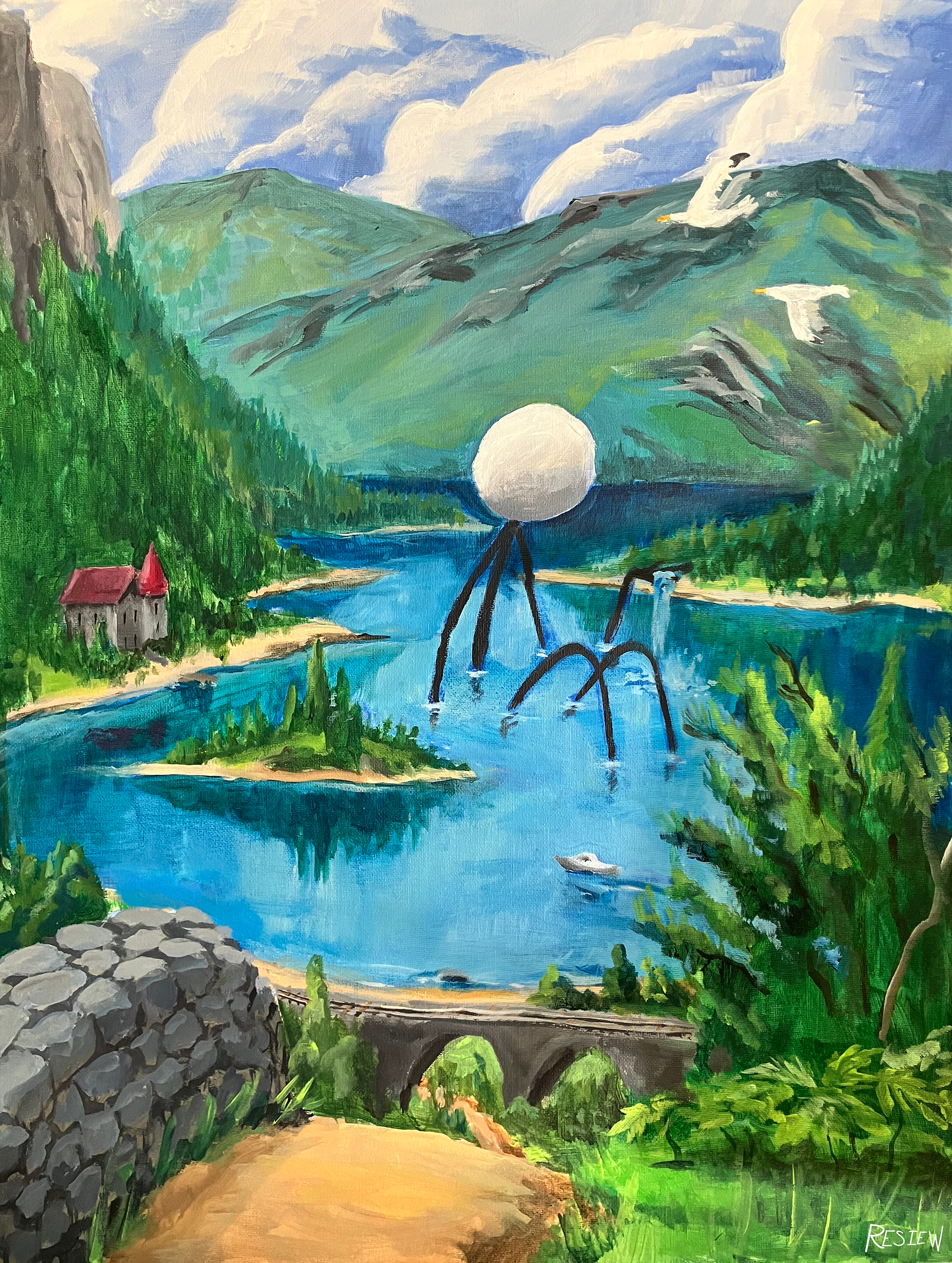 Watcher in a Loch