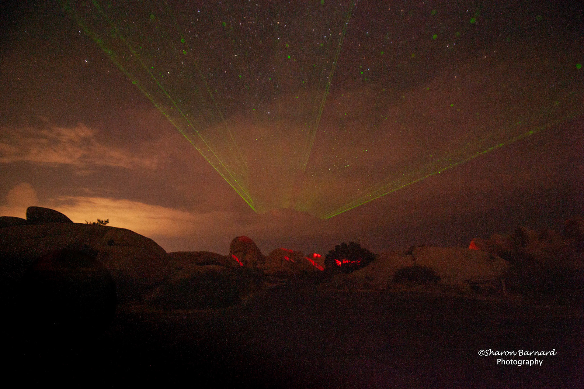 Light Painting with laser