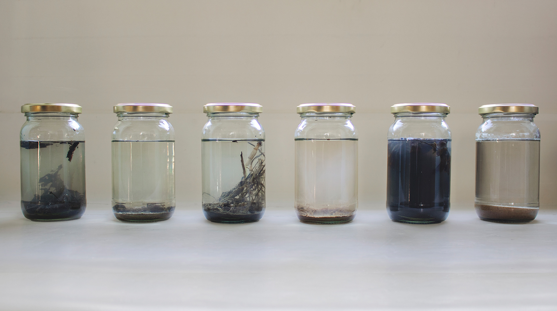 Sediment settled