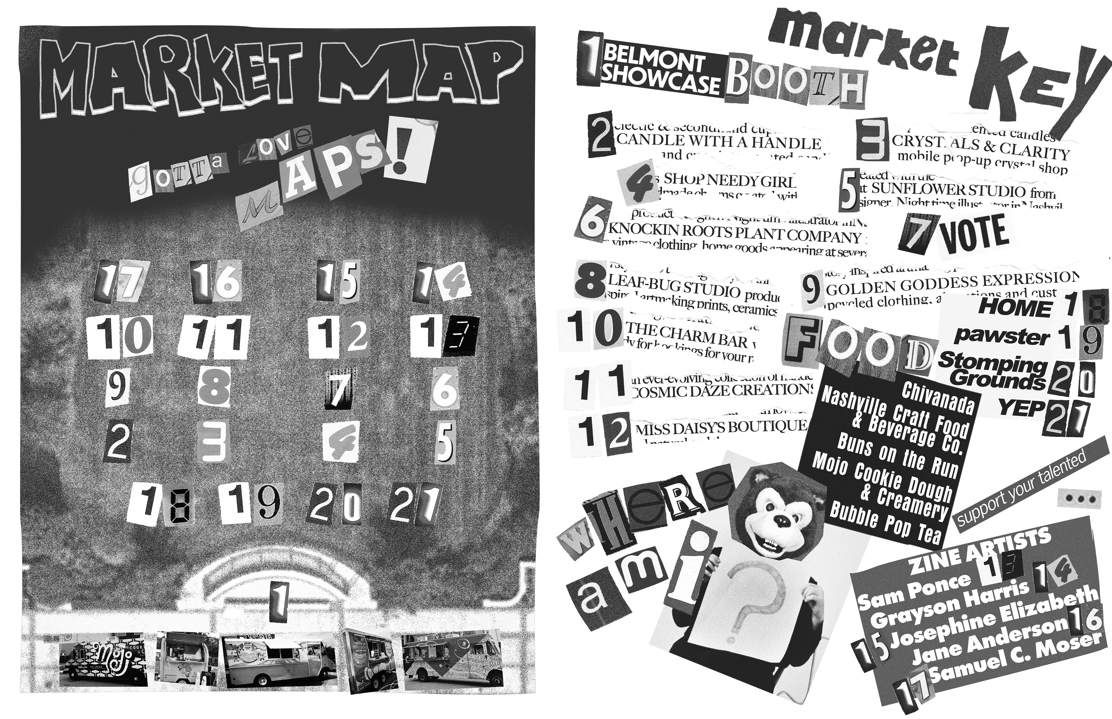 Belmont Battle of the Bands Market Map & Key (2024)