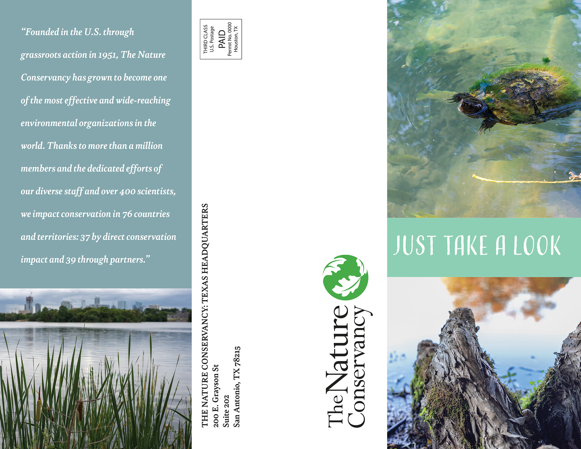 Nature Conservancy Trifold Outside, 2022, Unprompted