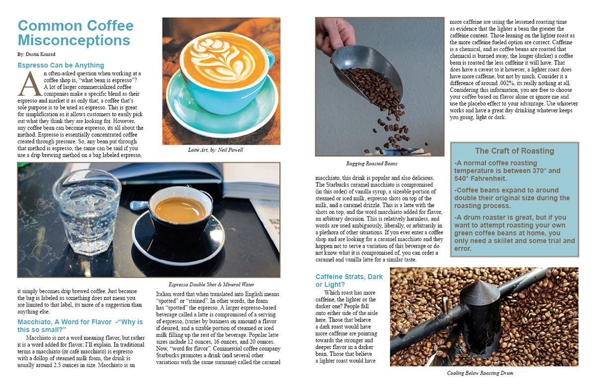 Coffee Magazine Spread, 2022
