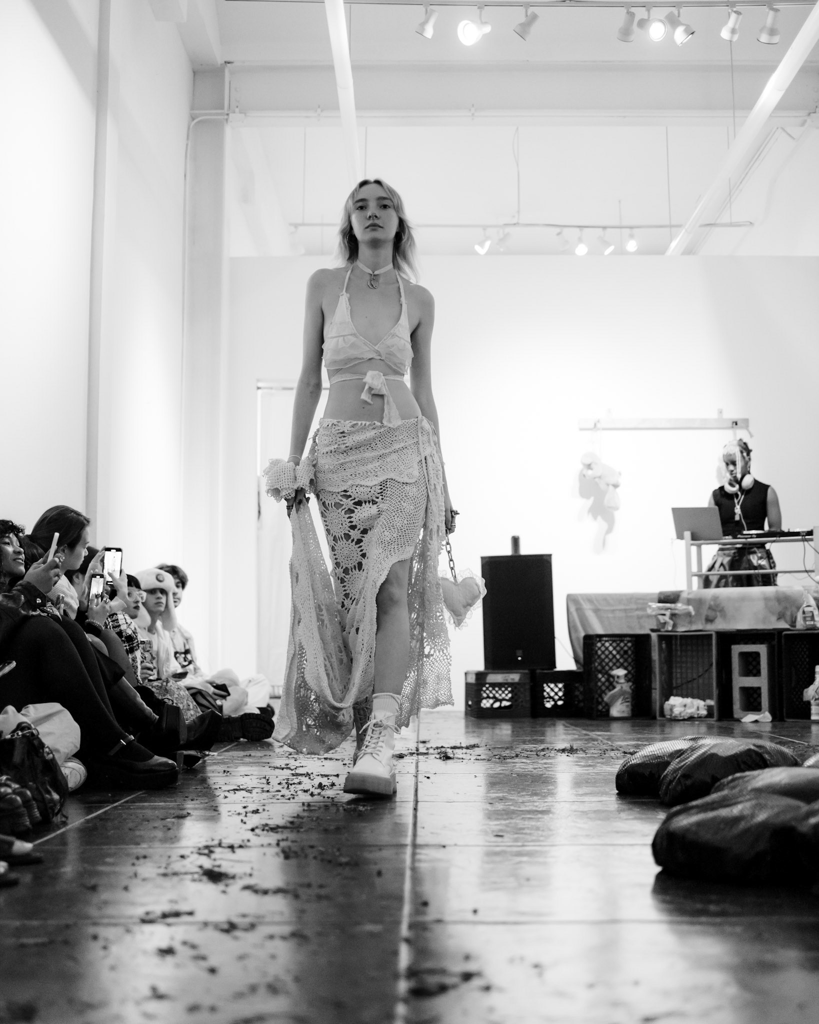 five leaf clover, runway show. 2022