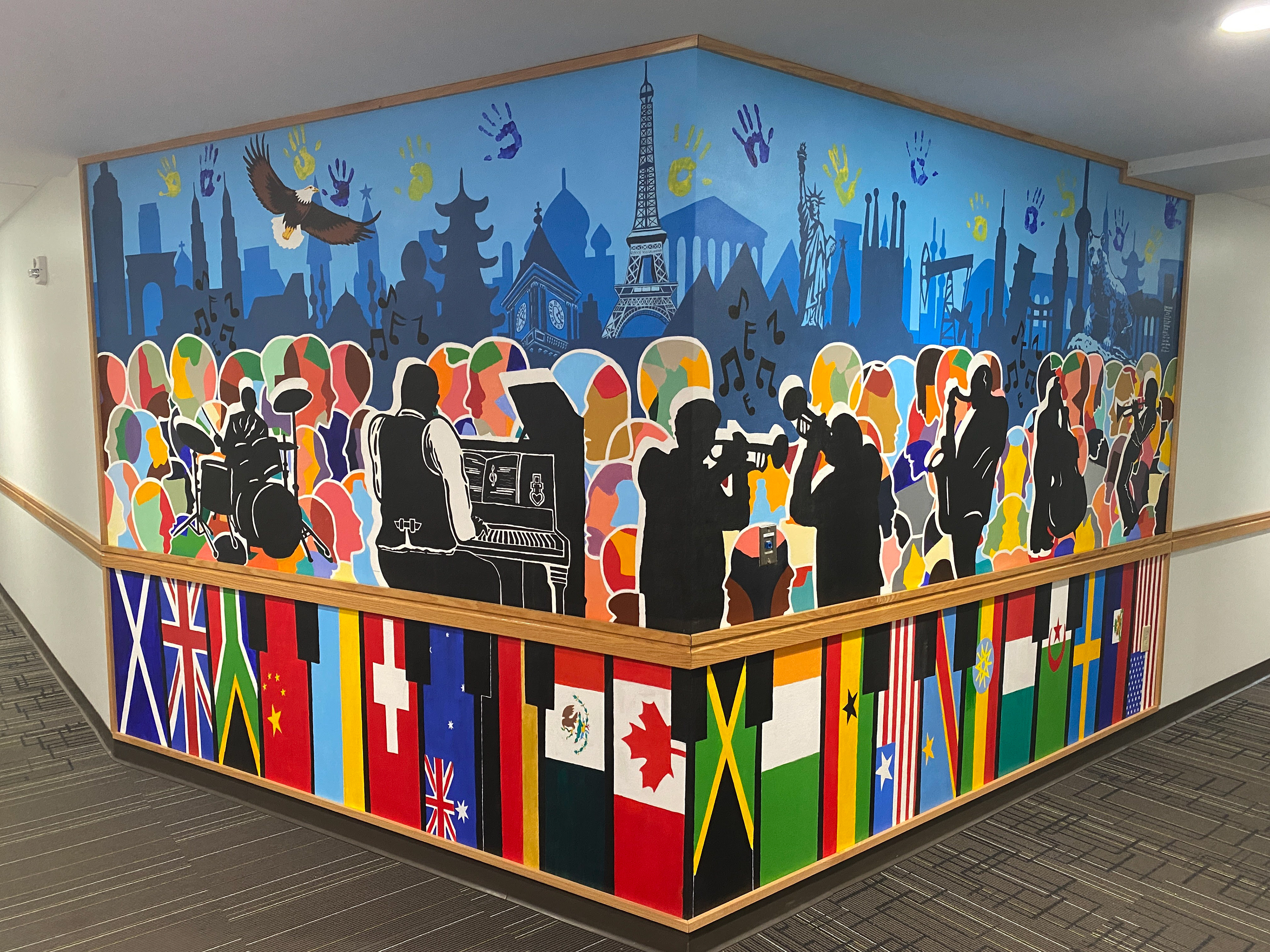  Kameo Chambers, The Silver Lining, 2022, Indoor Mural