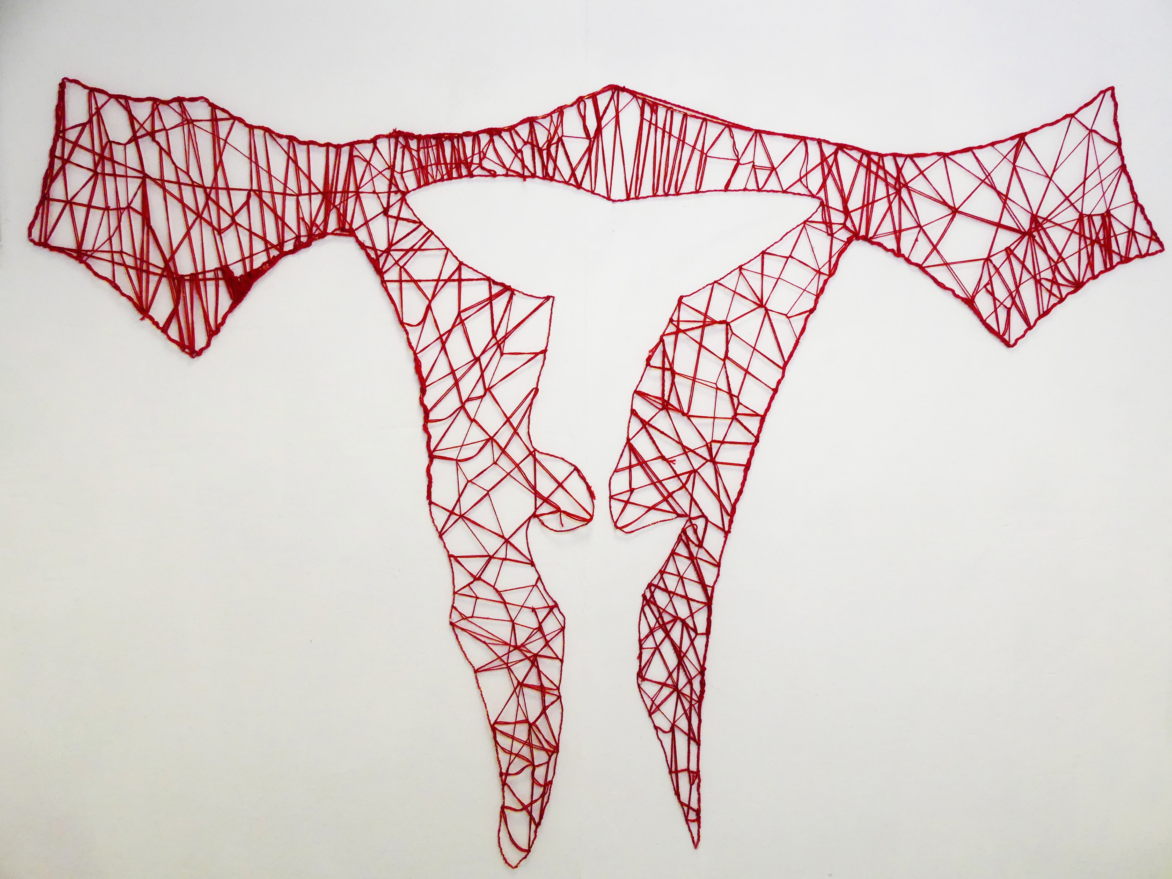 Kameo Chambers, MUMA, 2023, Crochet and Wire Soft Sculpture, 67.5 in x 96 in