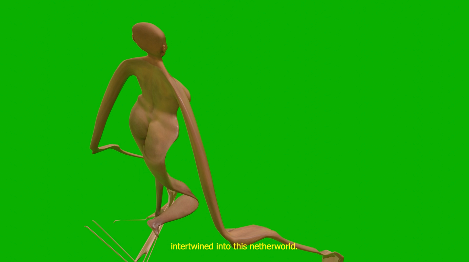 Kameo Chambers, alienIRL, 2024, Animated Short Film, 4:32 minutes (detailed view)