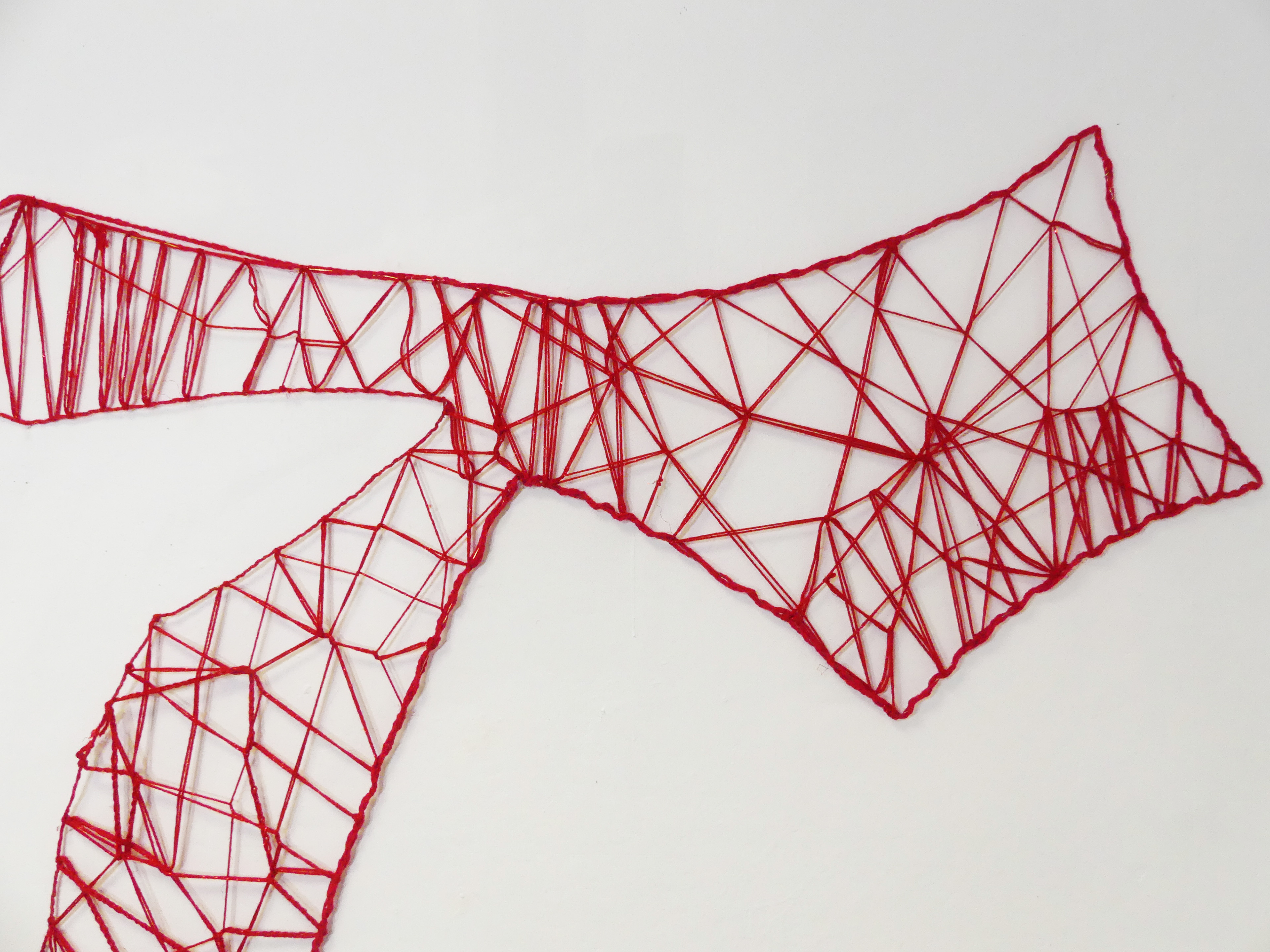 Kameo Chambers, MUMA, 2023, Crochet and Wire Soft Sculpture, 67.5 in x 96 in (detailed view)