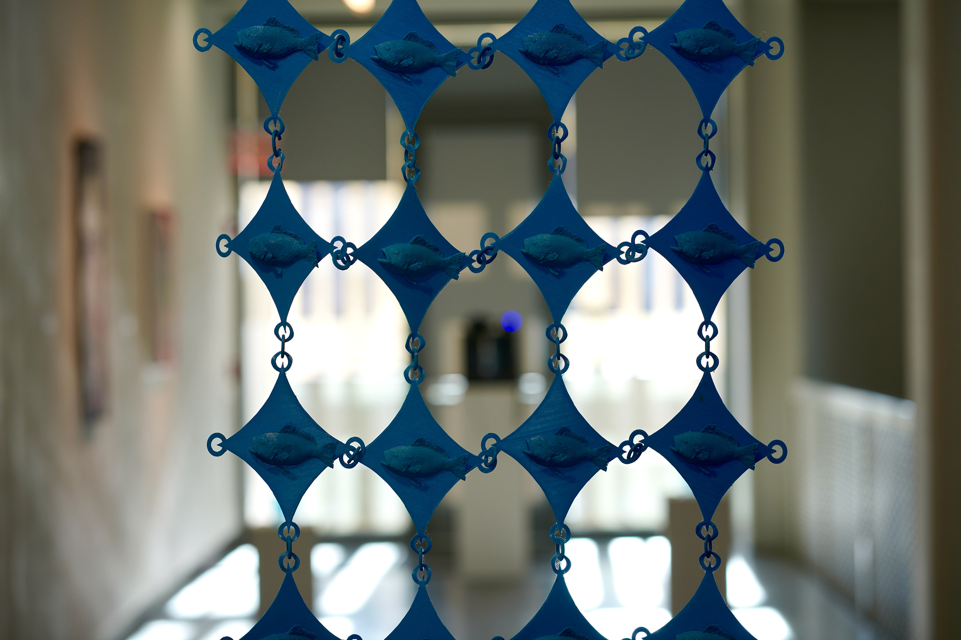 Diabou Hubbard, Caught, Yet Free, 2024, 3D printed with TPU filament (detailed view)