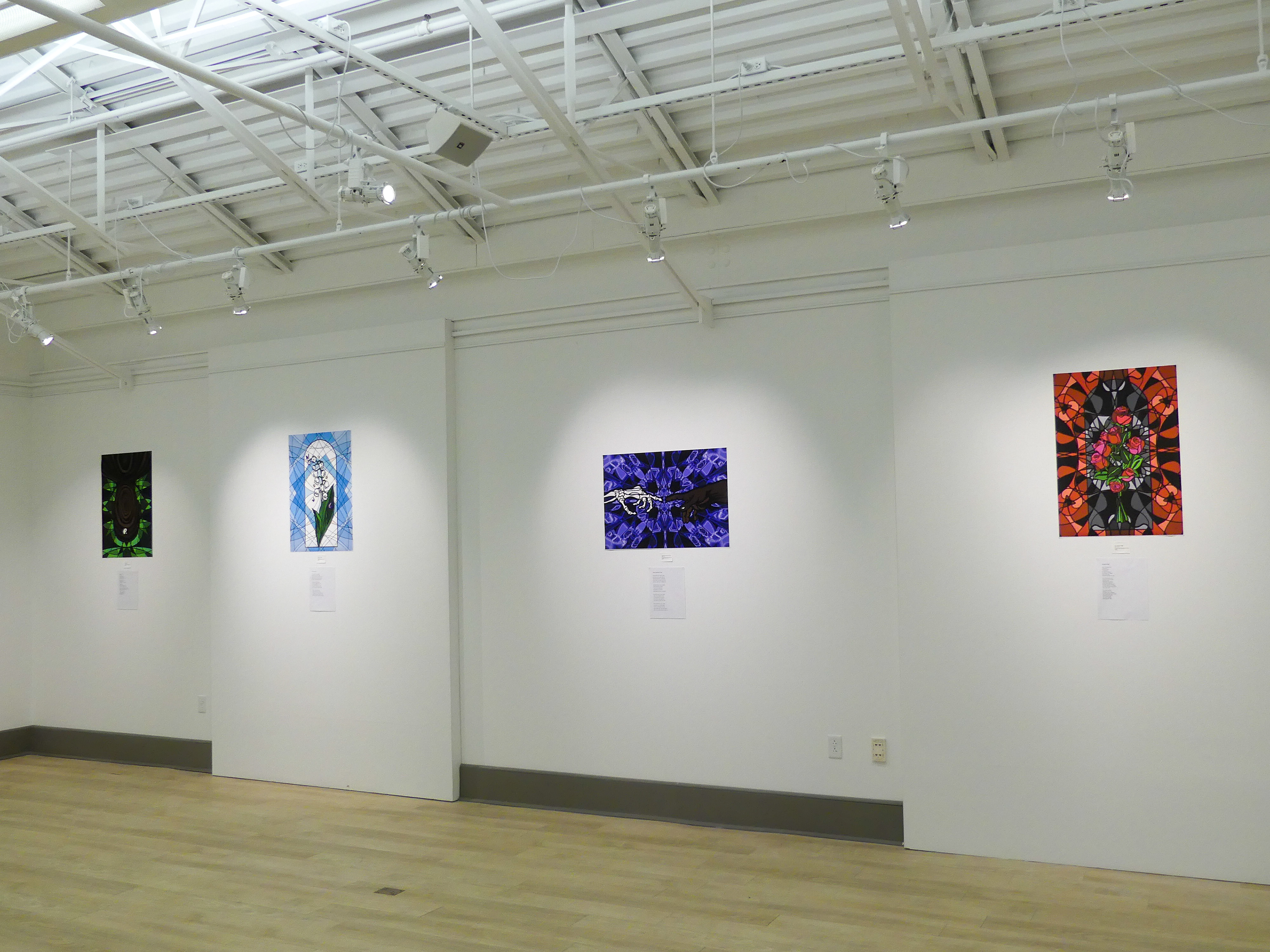  Kameo Chambers, Through the Mirror's Gaze, 2023, Augmented Reality Print (Installation View)