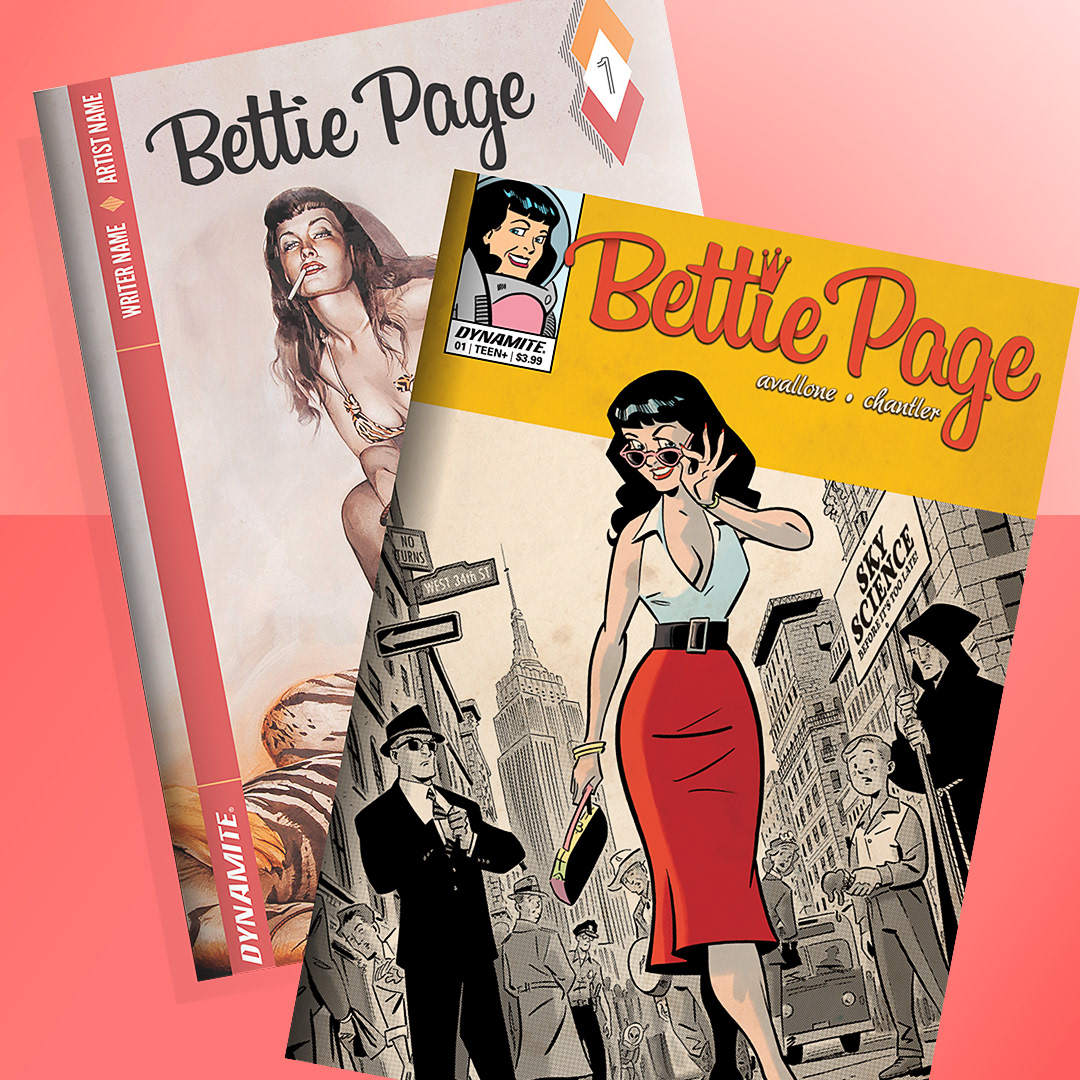 Bettie Page Series Vintage Cover Treatment