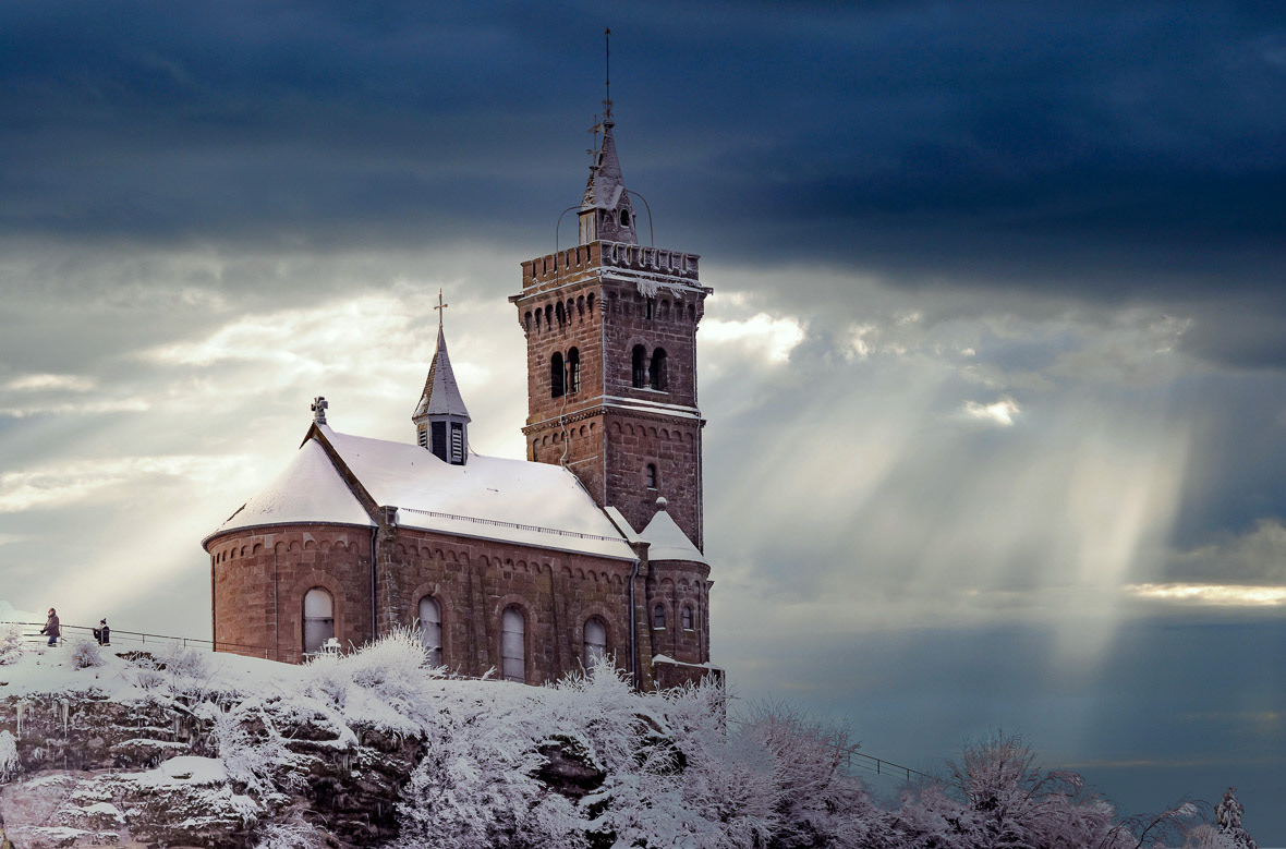 Le rocher de Dabo : sensations hivernales