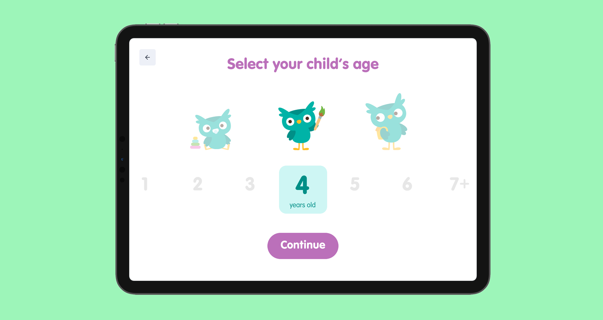 Sago Mini School personalization screenshot