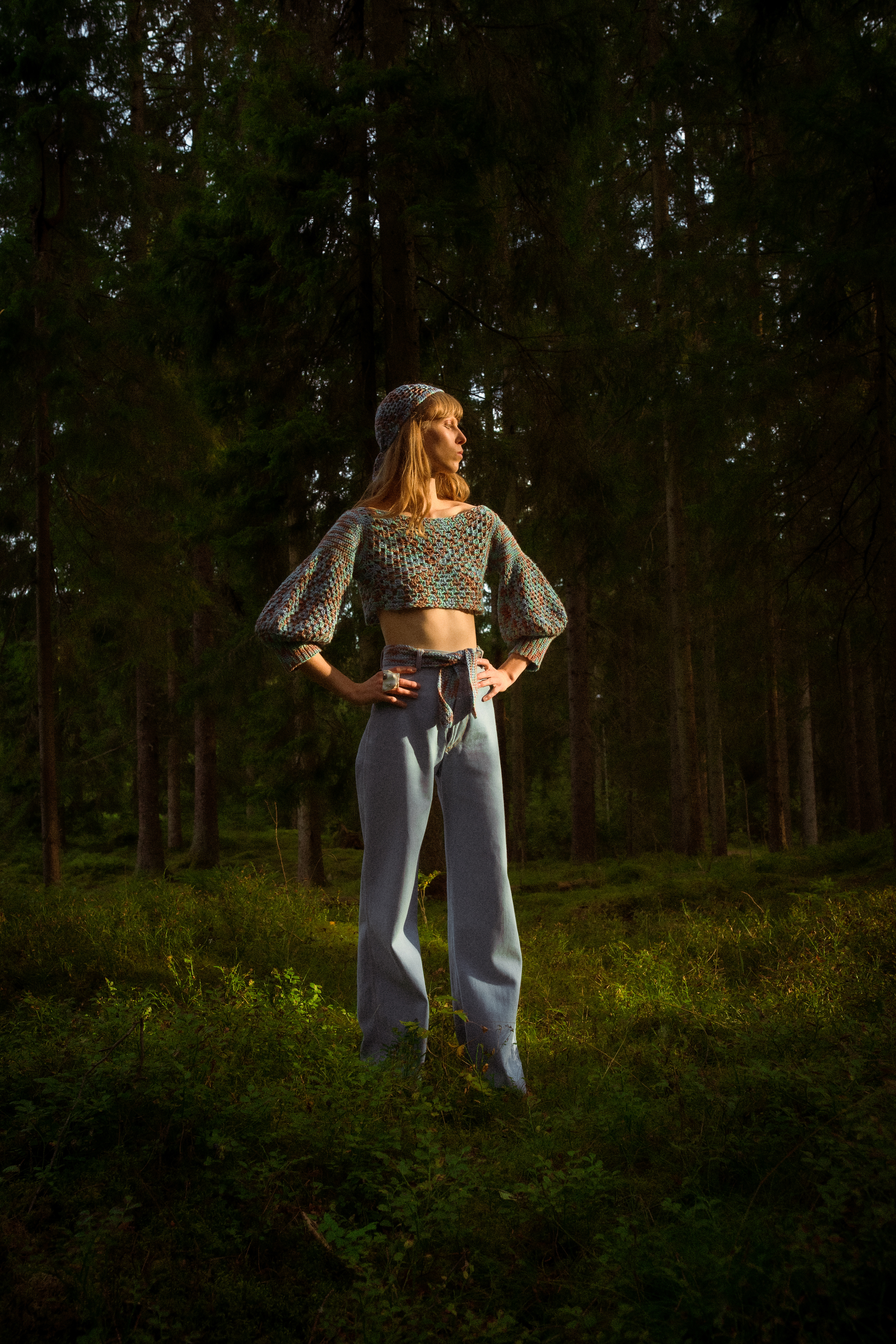 Flora Blouse | Ester Beanie | Humpe Belt | John Trousers