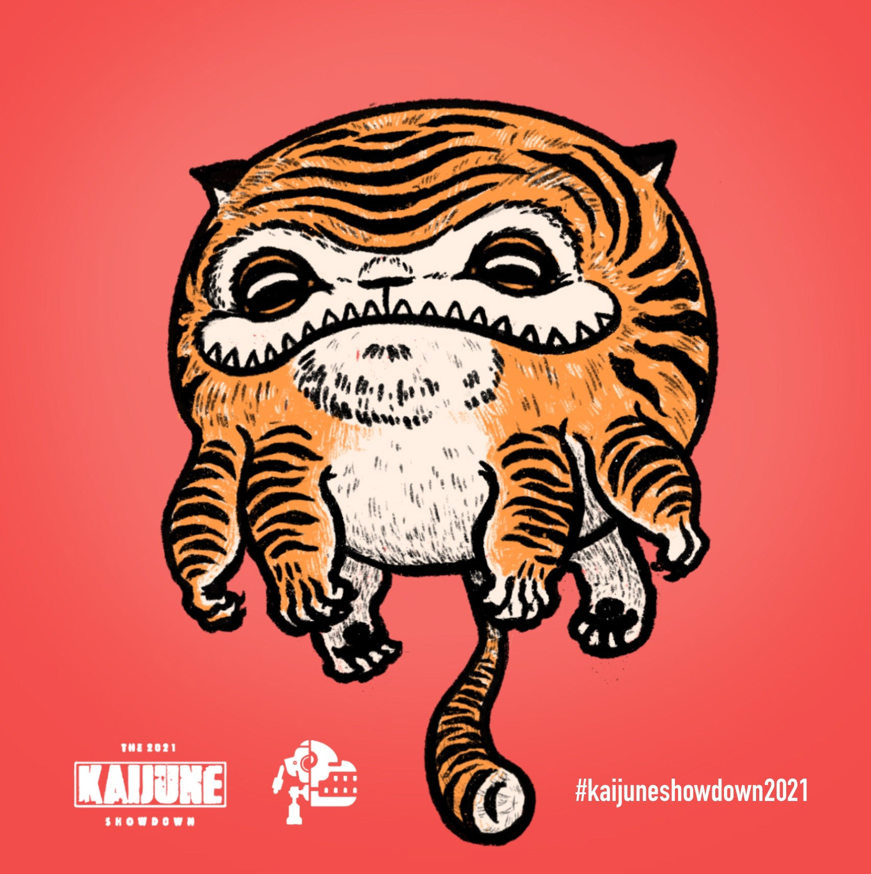 My submission for #kaijuneshowdown2021, a kaiju illustration competition on IG