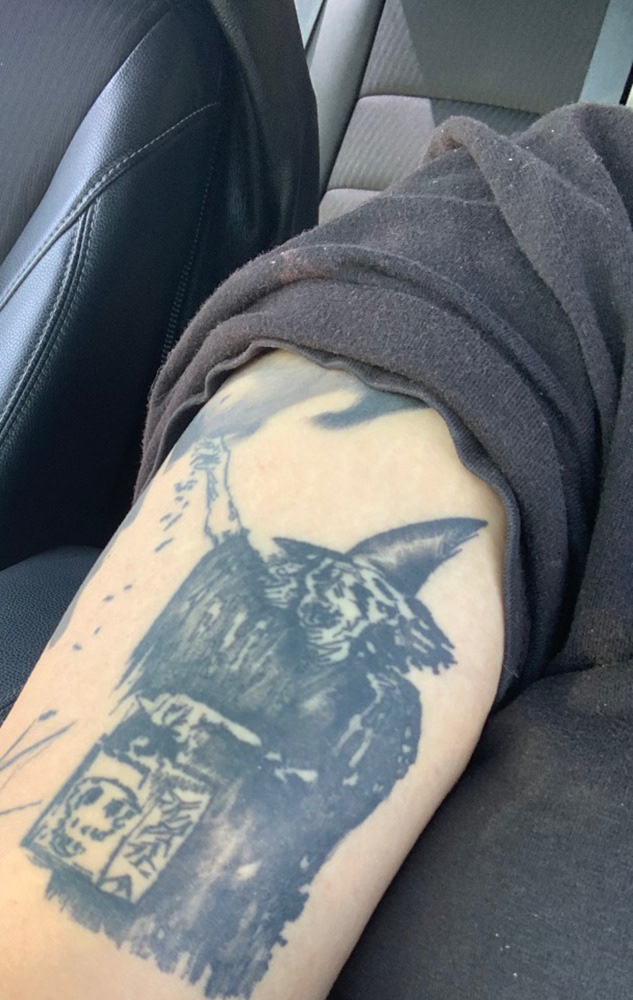 final tattoo on client (healed)