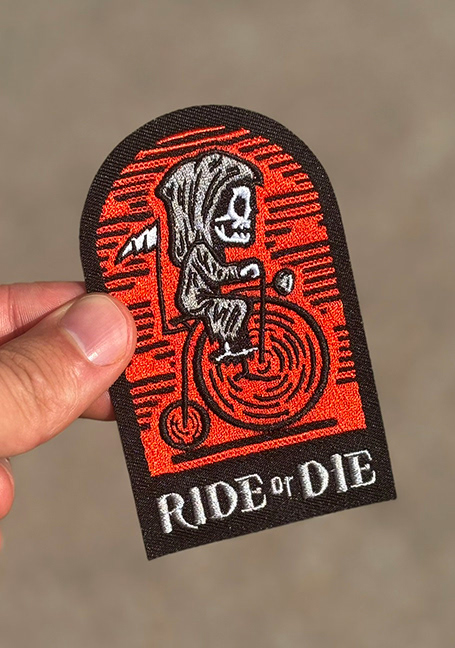 4 x 2.5" Ride or Die patch
