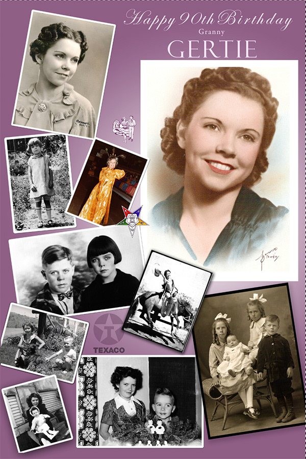 90th Birthday Poster