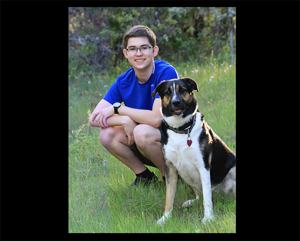 Graduation Photo with Pet