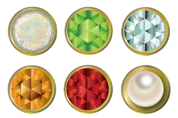 Opal, Gem Stones, & Pearl