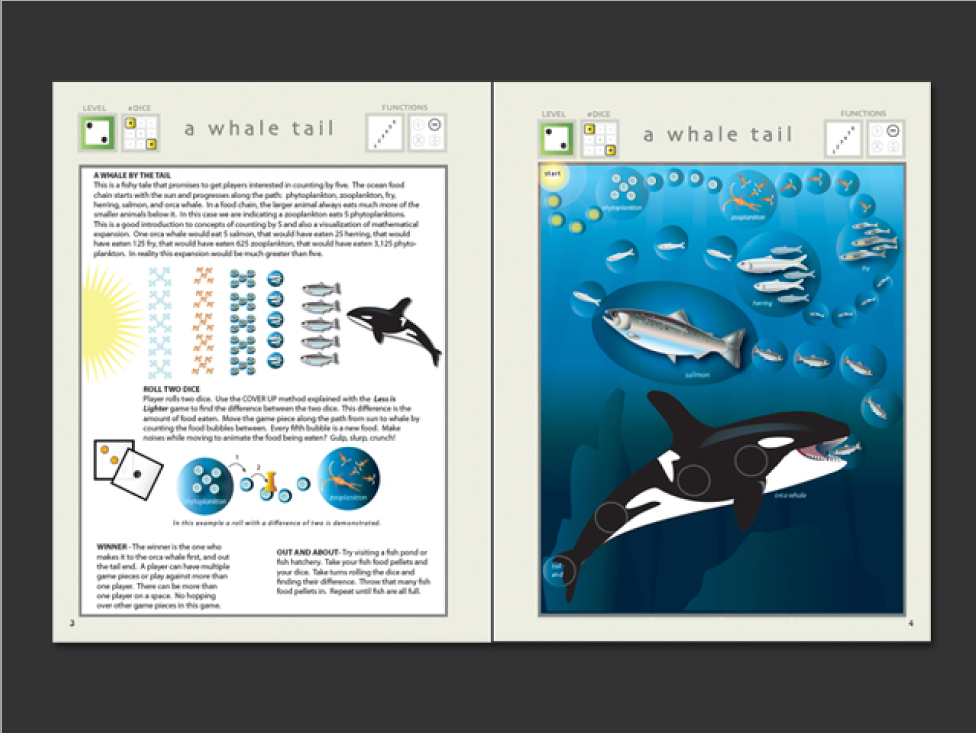 Math Games - Illustration and Layout