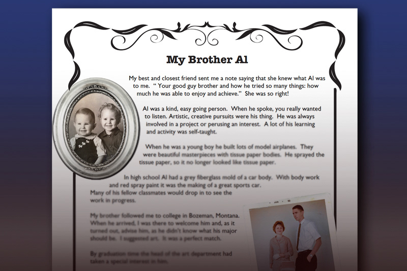 Written eulogy