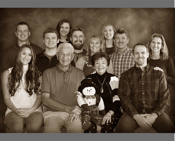 Christmas Photo - Sepia