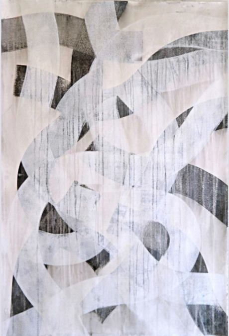  Confusion, acrylic on paper, 44x30, 2021