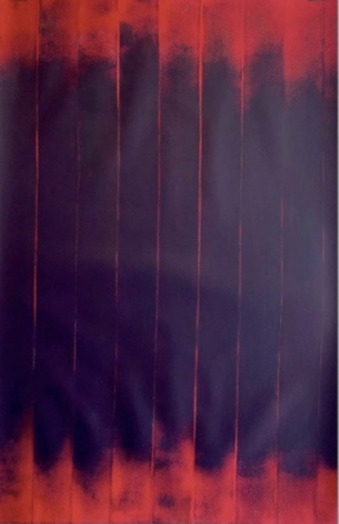  Revealed #12, acrylic on paper, 40x26, 2024