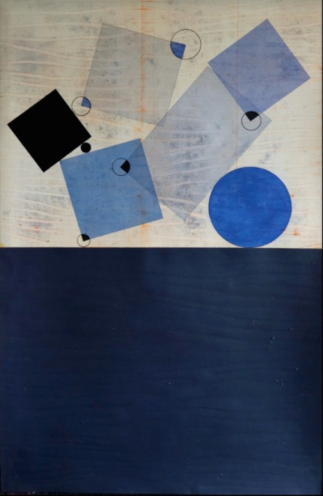 A Walk by the River #3, acrylic on paper, 42x32,2024