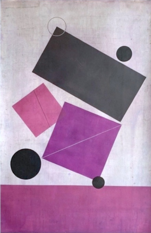  Counterbalance #2, acrylic on paper, 42x28, 2024