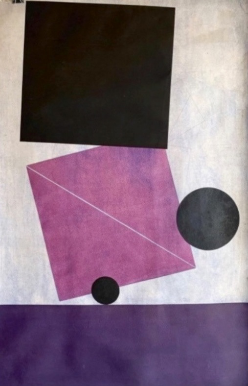  Counterbalance, acrylic on paper, 42x28, 2024