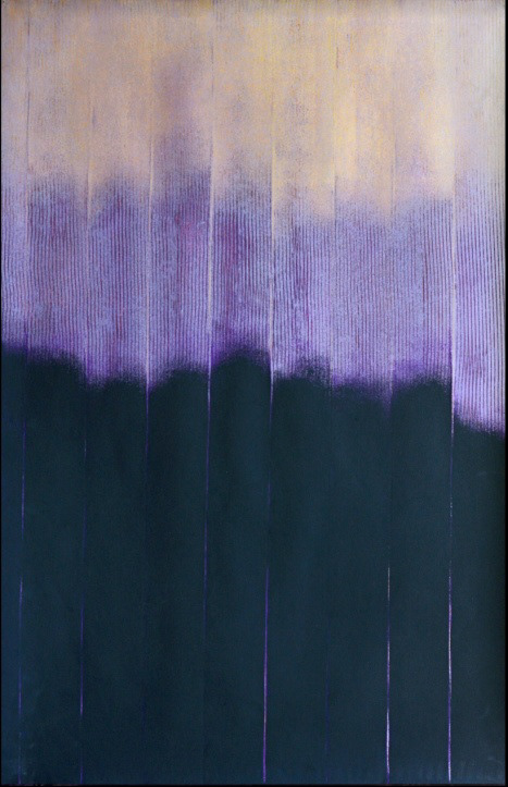 Minor Key, acrylic on paper, 40x26, 2024