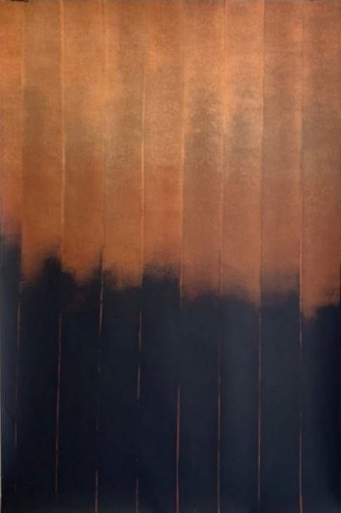  First Light, acrylic on paper, 40x26, 202