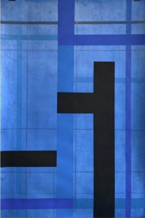  Mapping #2, acrylic on paper,40x26,, 2024 