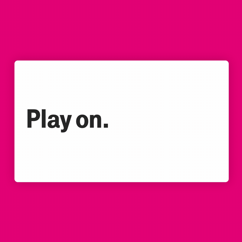 Game section animation