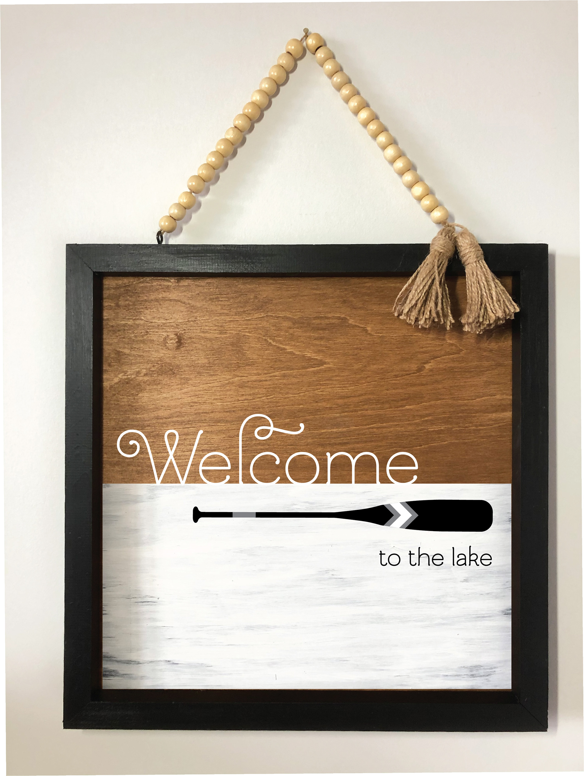 Welcome to the lake (paddle)