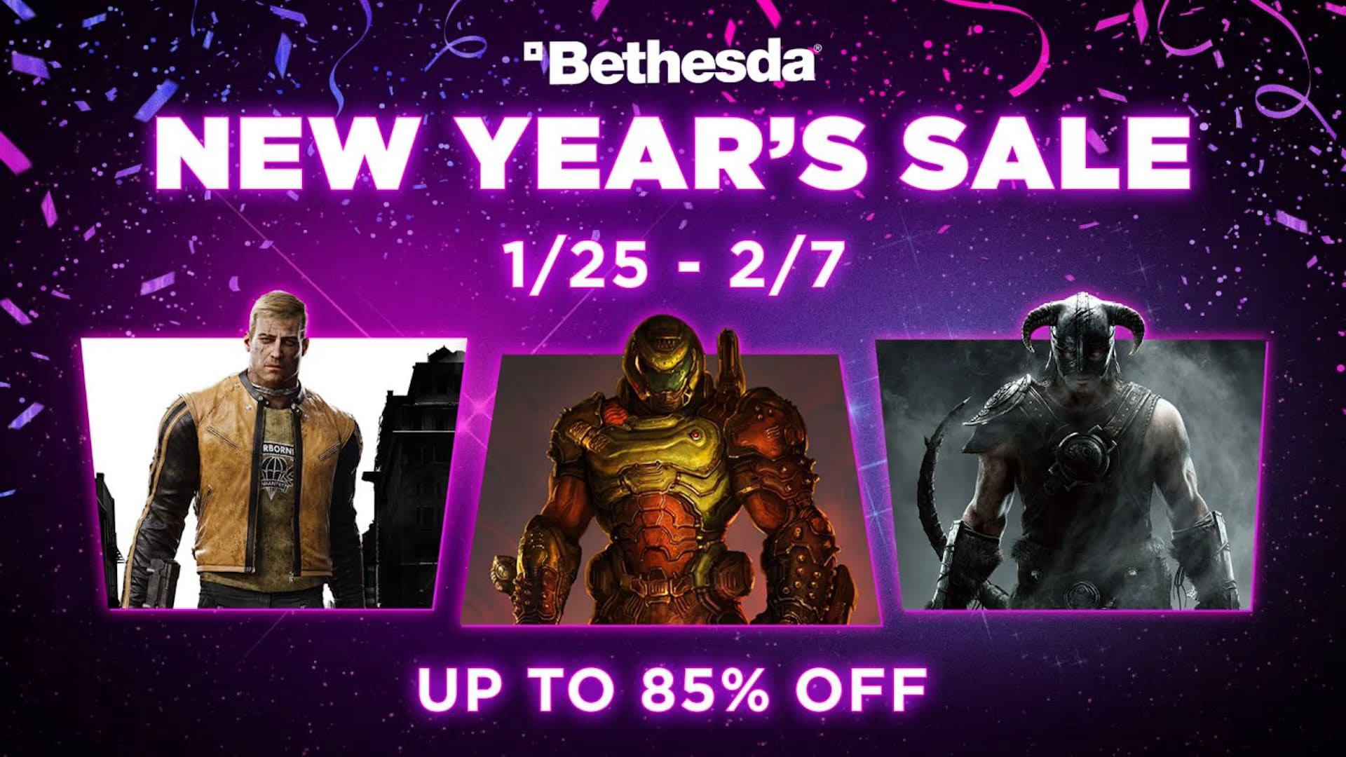 Bethesda New Year's Sale Advertisement for Nintendo Switch
