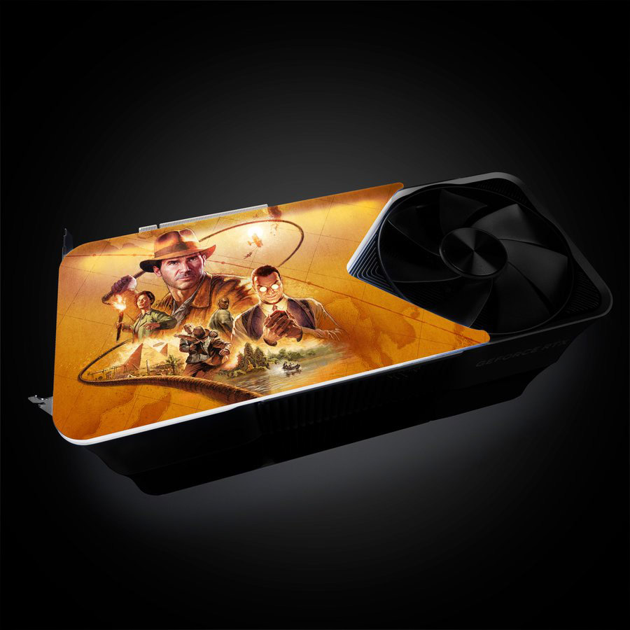 Indiana Jones and the Great Circle Backplate Design for GeForce RTX 4090