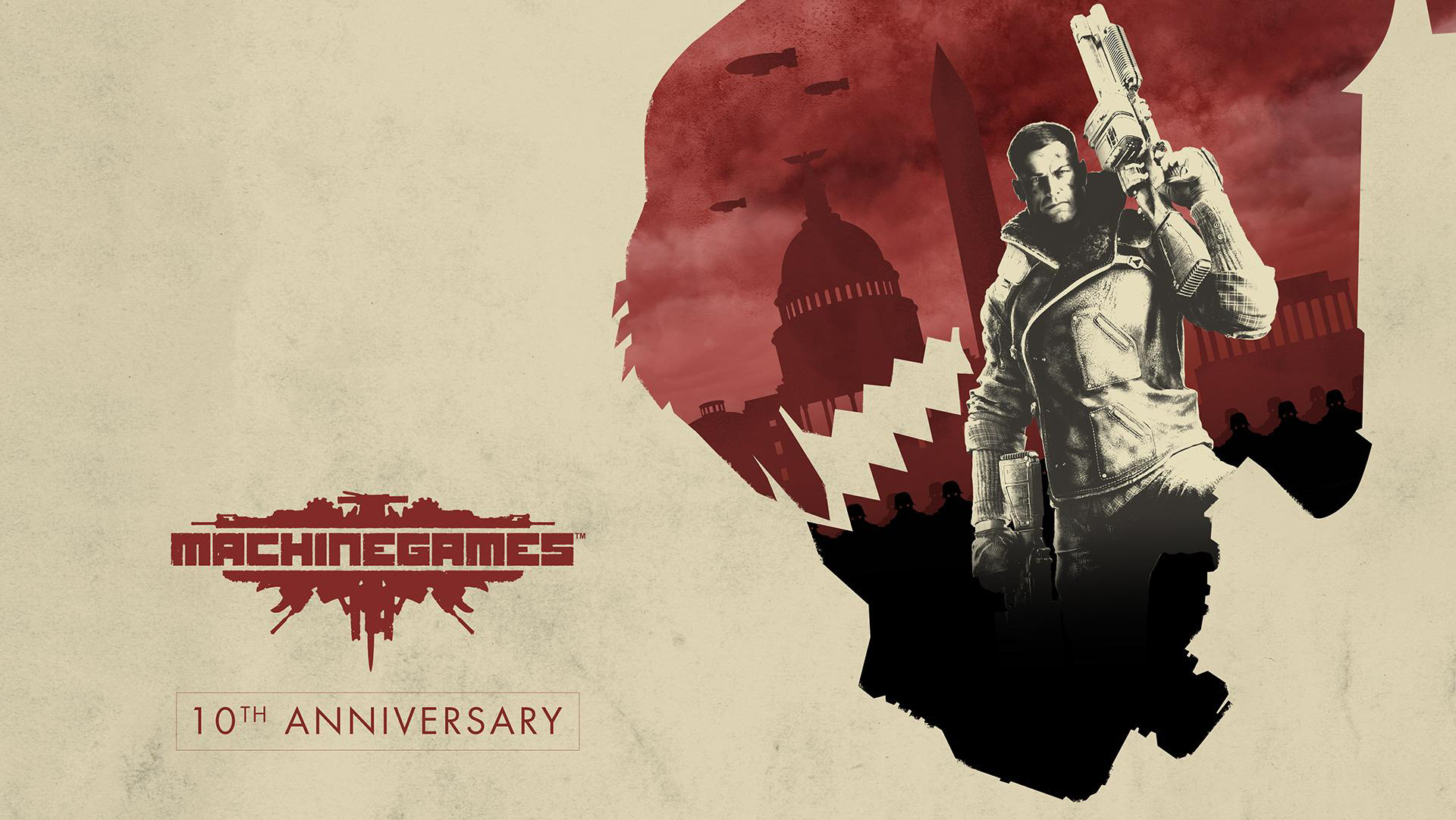 MachineGames 10th Anniversary Artwork