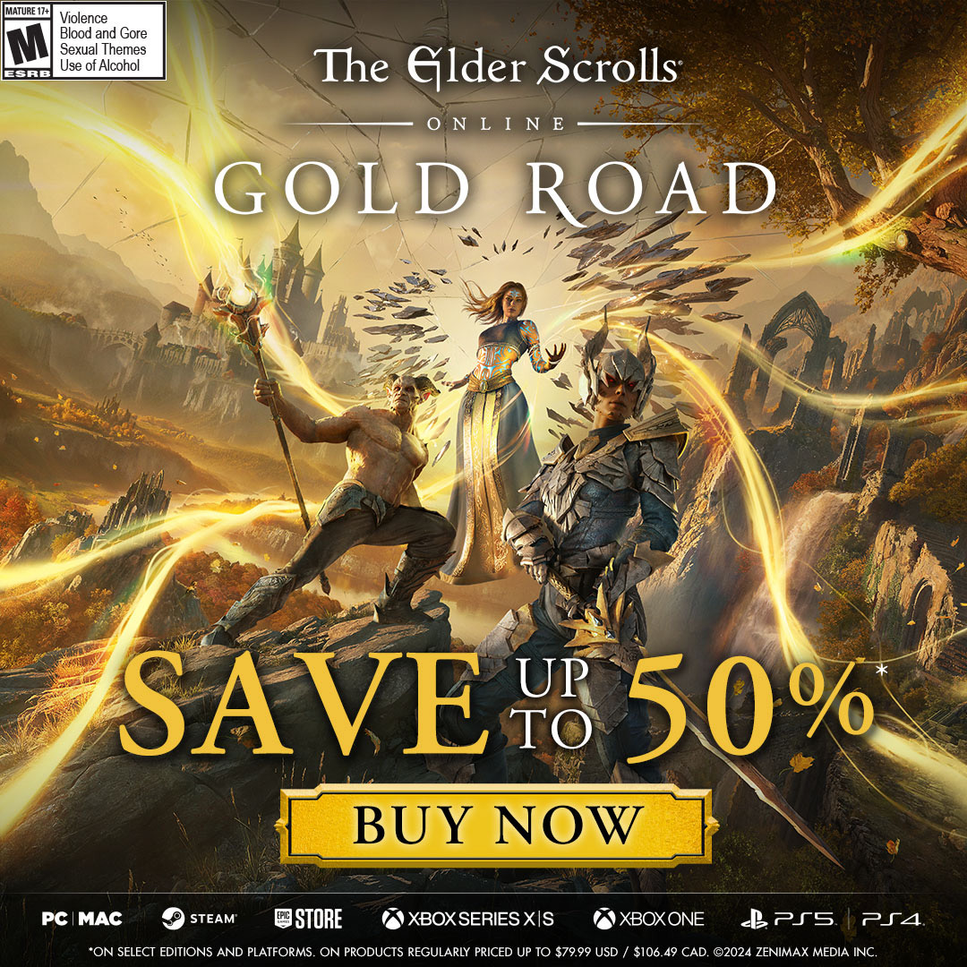 The Elder Scrolls Online: Gold Road Paid Media Banner
