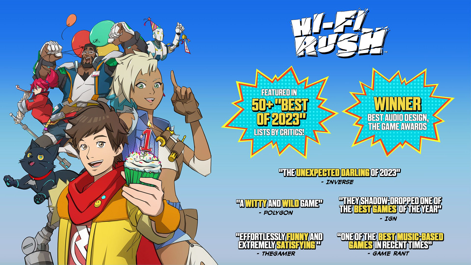 Hi-Fi Rush Accolades Graphic