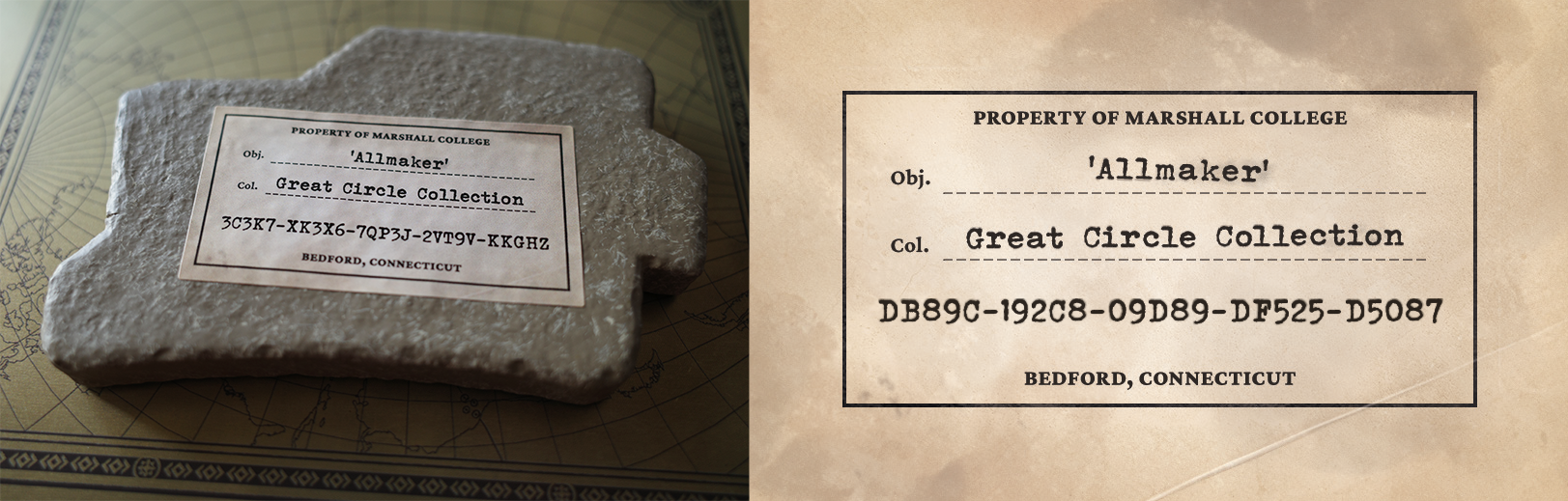 Indiana Jones and the Great Circle XBOX Game Code Label for Collector's Edition