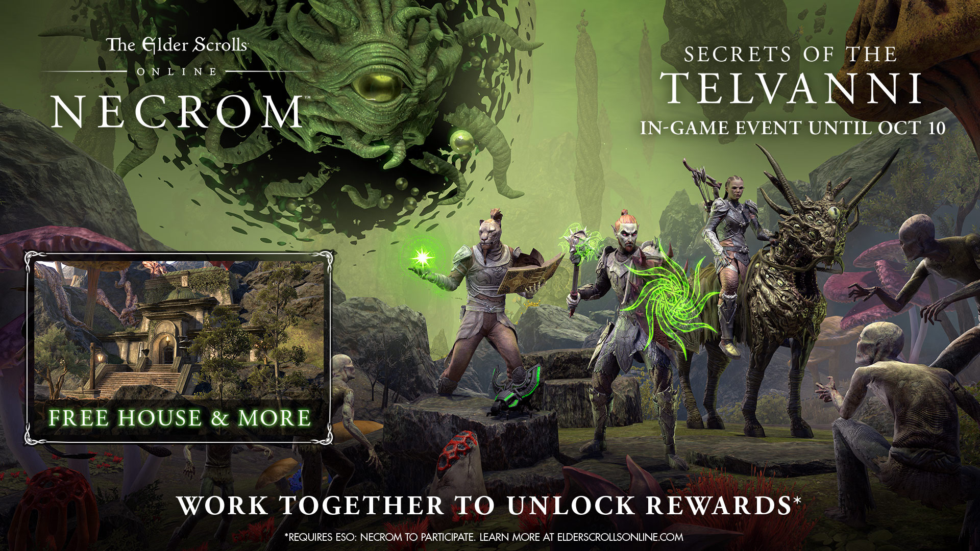 The Elder Scrolls Online: Necrom Secrets of the Telvanni Event Graphic
