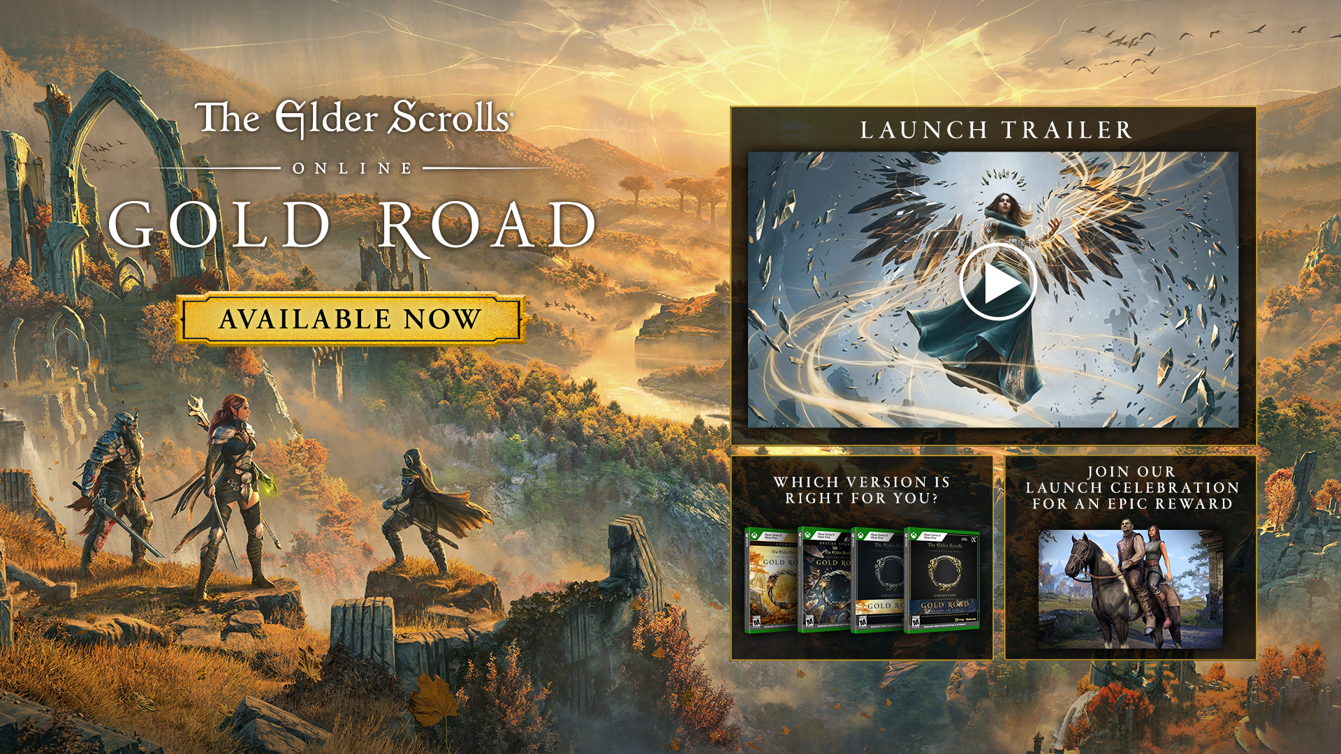 The Elder Scrolls Online: Gold Road XBOX Landing Experience
