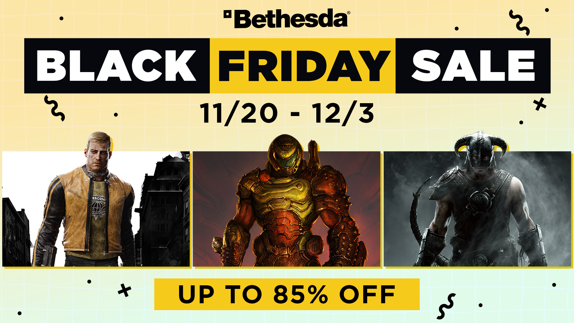 Bethesda Black Friday Sale Advertisement for Nintendo Switch
